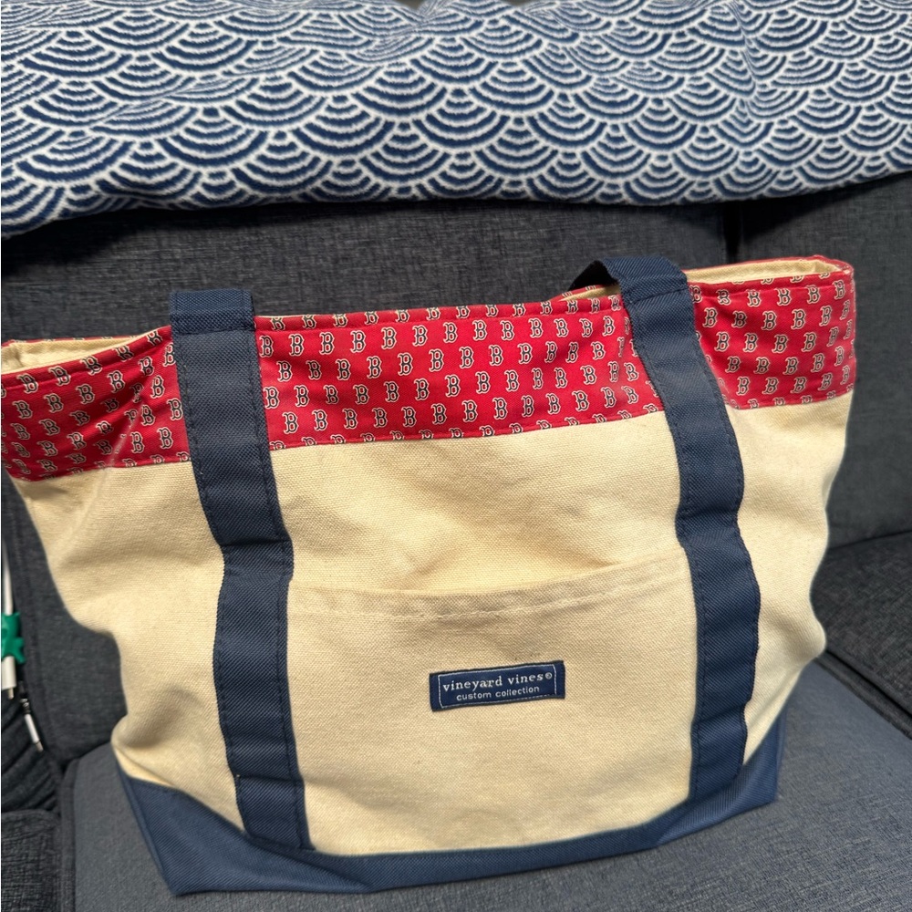 Vineyard Vines Boston Red Sox Canvas Bag